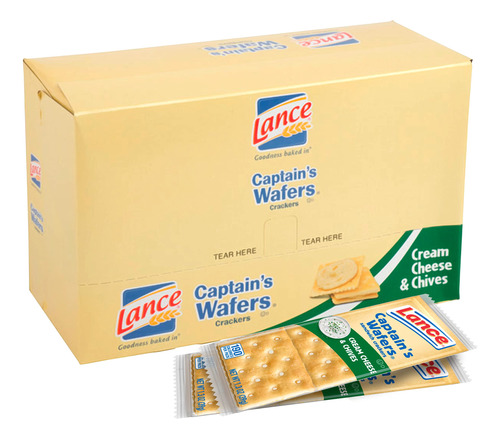 Lance Captain's Wafers - Galletas Tipo Sandwich De Queso Cre