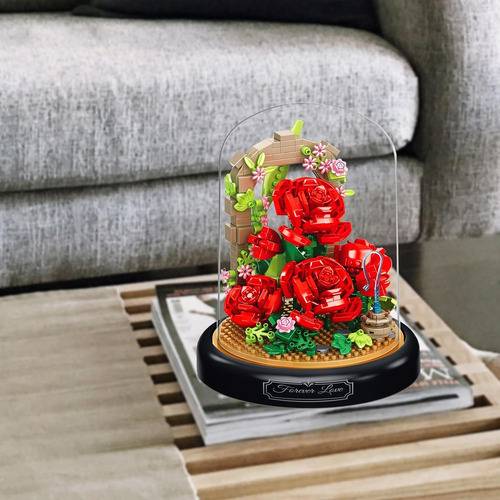 Juego De Construcción De Ramo De Flores Artificiales Para Ad
