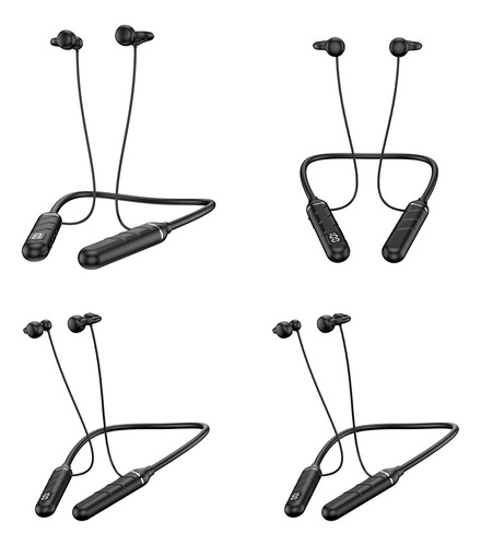 Auriculares Deportivos Inalámbricos Bluetooth Con Pantalla D