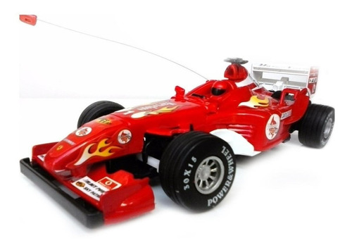 Carro de corrida de controle remoto XD Toy F1 vermelho