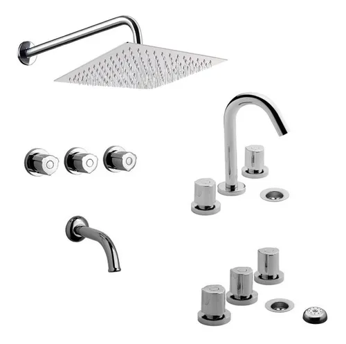 Griferia completa para baño fv sale