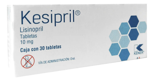 Kesipril Tableta 10 Mg, 30 Tabletas