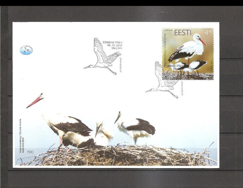 Imagem 2 de 2 de # Mcn # Estônia 2002/07 - Pássaros / Aves - X3 Fdc's Novos
