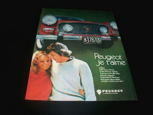 (pa234) Publicidad Clipping Peugeot 404 Gp * 1972