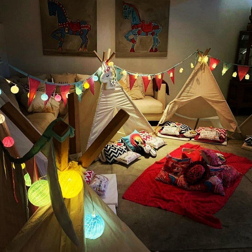 Imagen 4 de 9 de Alquiler Carpa Tipi Pijamada Pijama Party Decoracion Eventos
