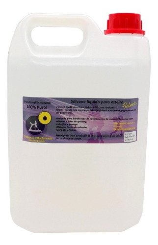 Imagem 1 de 3 de Silicone Lubrificante Liq Para Esteiras - 5 Lit - Dens 200