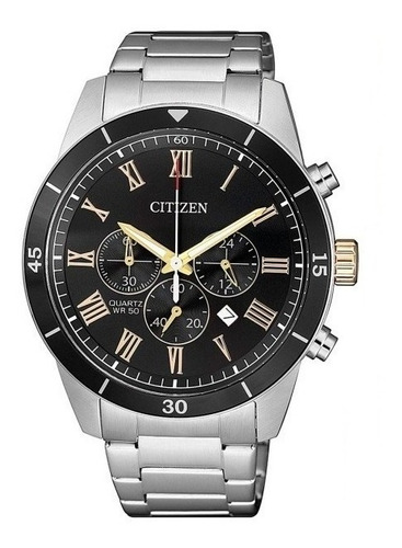 Relógio Citizen Prata Masculino Cronógrafo Tz31507c