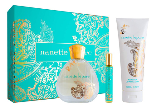 Nanette Lepore Eau De Parfum Regalo (3 piezas, 3.4 fluid Oun