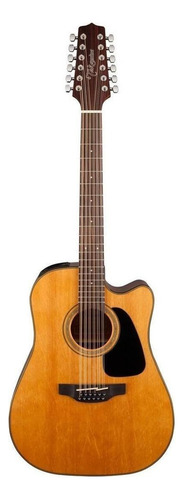 Violão acústico Takamine GD30CE-12 para destros natural brilhante