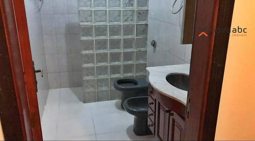 Sobrado Com 3 Dormitórios Para Alugar, 200 M² Por R$ 6.000/mês - Jardim - Santo André/sp - So0216