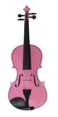 Imagem 1 de 4 de Violino Popular Jahnke Jvi001 Pk Rosa