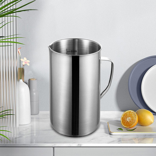 Cnn Taza Medidora Acero, Práctica Con Mango, Herramientas