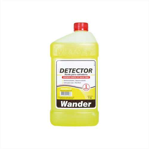Líquido Anticorrosivo Radiador Detector Wander X 1 Lt