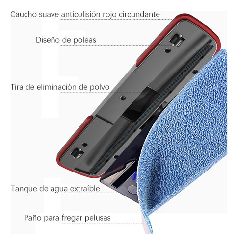 Aspiradora Vertical 4m Cable Filtro 18000kpa Soporte Pared