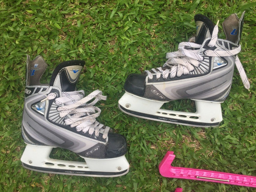 Imagen 8 de 8 de Patines De Hockey Sobre Hielo - Poco Uso, Impecables