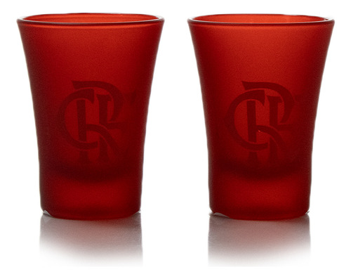 Copo Flamengo Prime Shot Vermelho Allmix 60ml Do Mengão