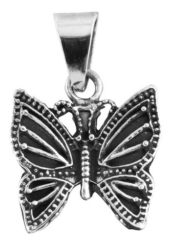 Dije De Plata Mariposa Monarca