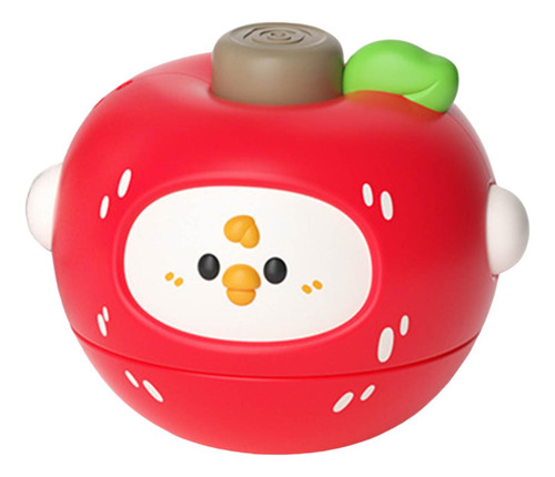 Peonza Giratoria Con Forma De Fruta Para Niños, Manzana
