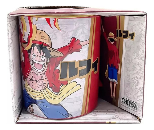Taza Anime One Piece Luffy Zoro Chopper Nami Sanji Geek Color Monkey D Luffy