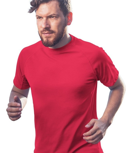 Imagen 3 de 9 de Camiseta Hombre Deportiva Antitranspirante Dryfit