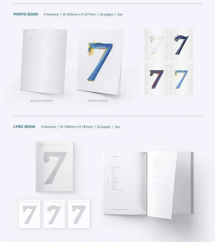 Album Bts Map Of The Soul 7, Aleatorio With Doblado Poster