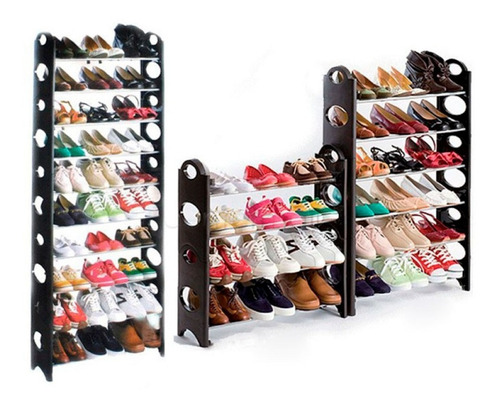 Zapatera 10 Niveles 30 Pares Rack Shoes