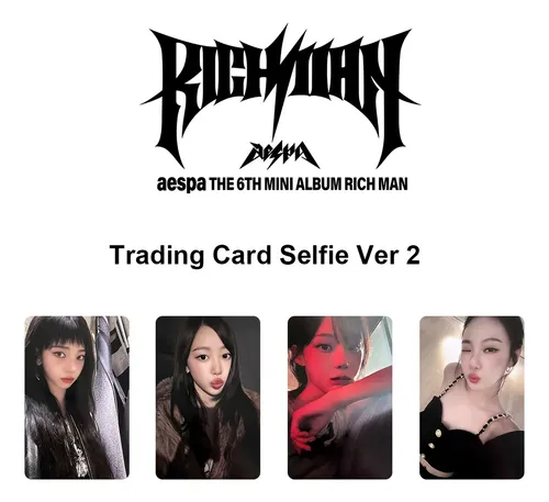 Aespa Rich Man Photocards Kit X44 Karina | Parcelamento sem juros