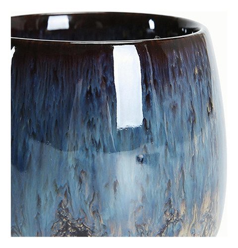 4 Taza De Té De Cerámica Taza De Té De Taza De Azul Real