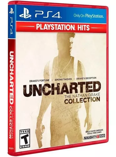 Uncharted Collection Ps4 Mídia Física Lacrado