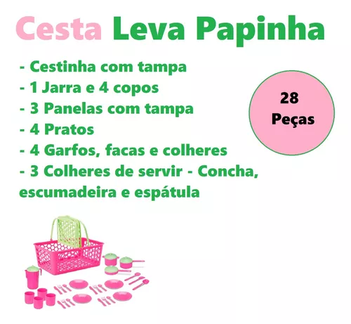 Kit Cozinha Infantil - Sweet Fantasy - Jogo de Panelinhas e