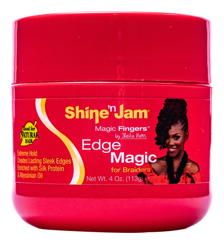 Shine N Jam Ampro - Dedos Mágicos Para Trenzadoras Edge Ex.