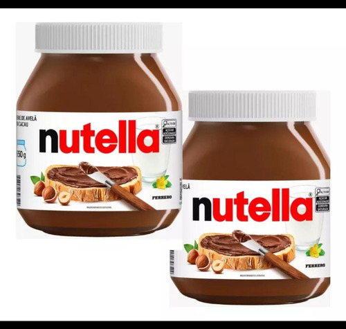 Nutella Creme De Avelã Com Cacau Ferrero - 650 Gramas