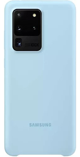 Funda Silicon Cover Para S20 Azul