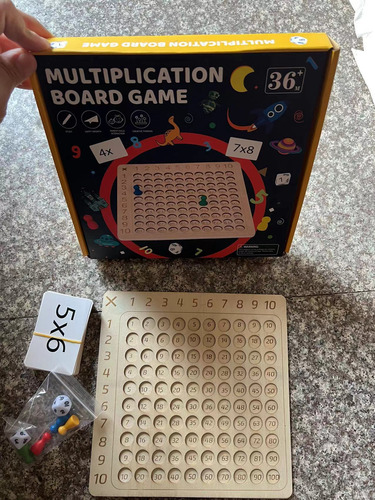 Sección Delgada De 99 Multiplicaciones (50 Tarjetas De Papel