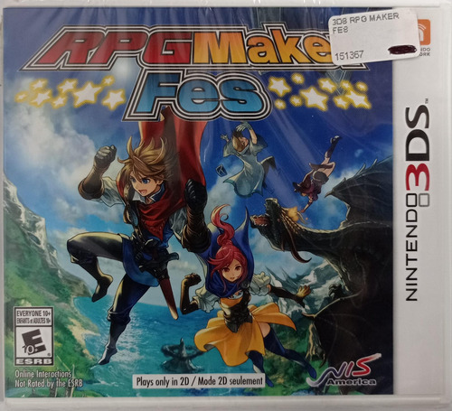Rpg Maker Fes Jogo Nintendo 3ds Físico Lacrado