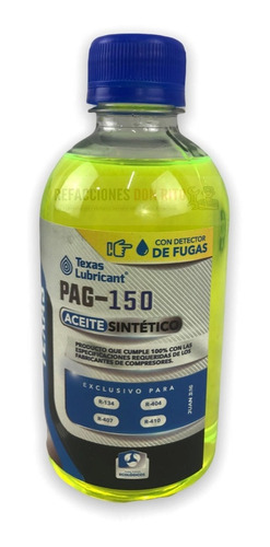 Aceite Con Pigmento Pag150 8 Onzas Texas Lubricant 
