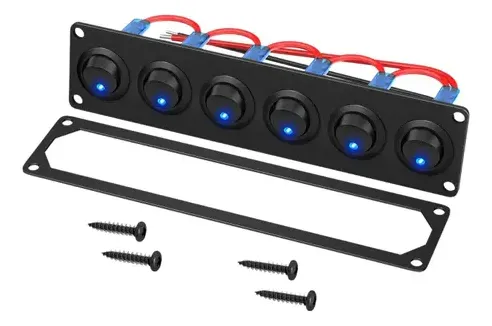 comprar Painel Elétrico 6 Chaves Botões Jeep Willys Off Road 4x4