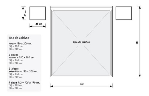 Imagen 2 de 3 de Cama Amai - Zuvo -