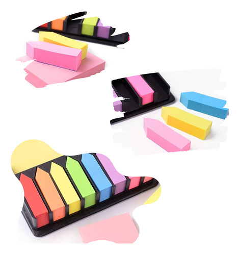 Estuche De Notas Adhesivas It De Colores Oficina 2 Pzas