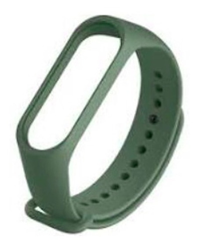 Imagem 1 de 1 de Pulseira Extra Silicone Verde Militar Smartband M3 / M4