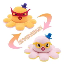 Comprar Pulpo-reversible-bicolor*peluche Suave-feliz-enojado*interac
