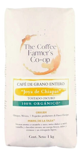 Café Joya De Chiapas Tostado Oscuro The Coffe Farmer's 1 Kg