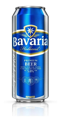 Cerveza Importada Bavaria Premium Lata 500 Ml.