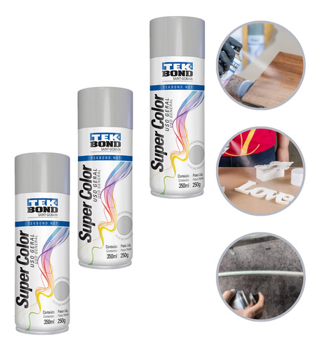 Primer Uso Geral 350ml Tek Bond Kit C/ 3