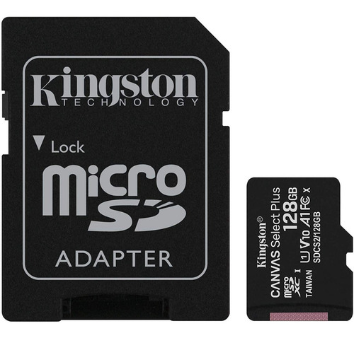 Micro Sd 128gb Kingston Clase 10 * Original 5 Años Garantía