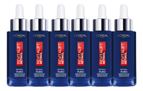 Combo X6 Loreal Serum Noche Revitalift Retinol 30ml