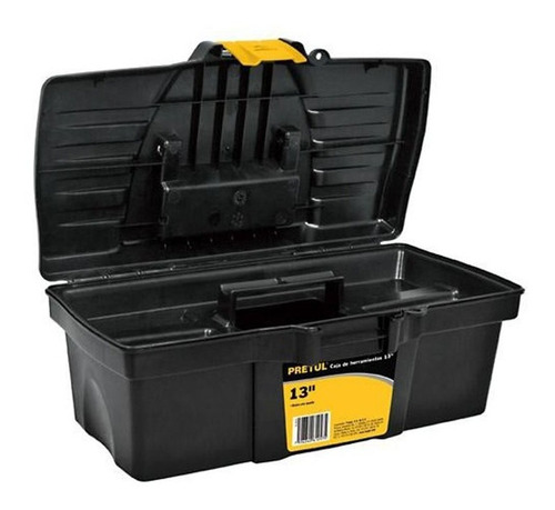 Caja Herramientas 13'' En Polipropileno - Pretul 20531 Color Negro