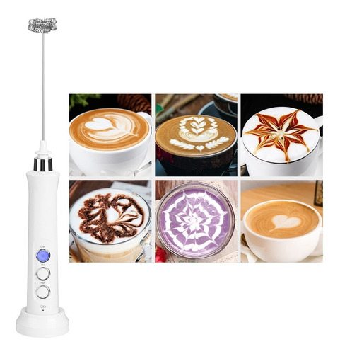 Imagen 4 de 10 de Batidor Eléctrico Usb Para Espumar Huevos, Leche O Café
