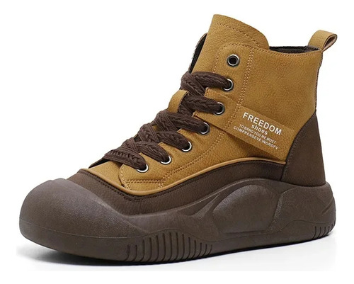 Zapatos Altos De Suela Gruesa Para Mujer, Todos A Juego, Otoño 2023 Y