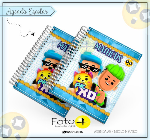 Imagem 4 de 5 de Agenda Escolar Personalizada